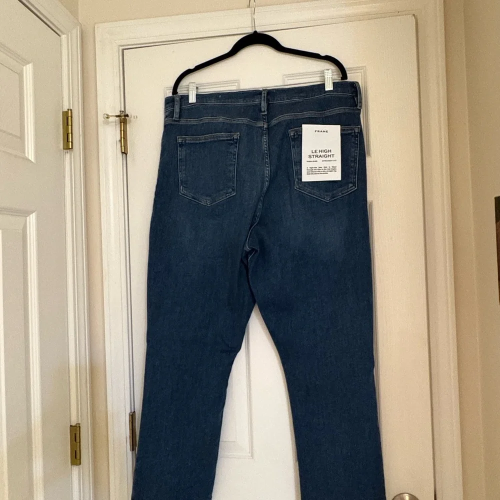 Frame Denim le high Straight Jeans, size 34 - Picture 2 of 7
